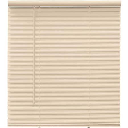 Champion TruTouch Alabaster Cordless Light Filtering Vinyl Mini Blinds with 1 in. Slats 46 in. W x 48 in. L 527270